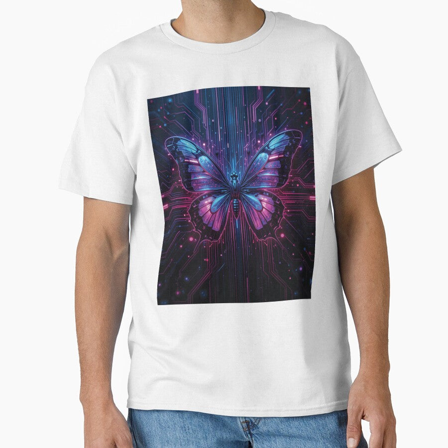 Y2K Cyber Butterfly – Futuristic Vaporwave Wings by Kabali-SL T-Shirts, Hoodie, Sweatshirt | BlankRebels.com (Image 1)