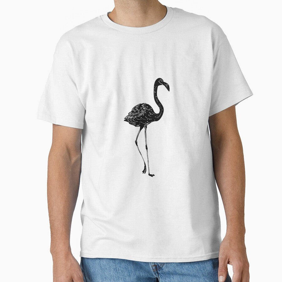 Flamingo hand drawn by bainermarket T-Shirts, Hoodie, Sweatshirt | BlankRebels.com (Image 1)
