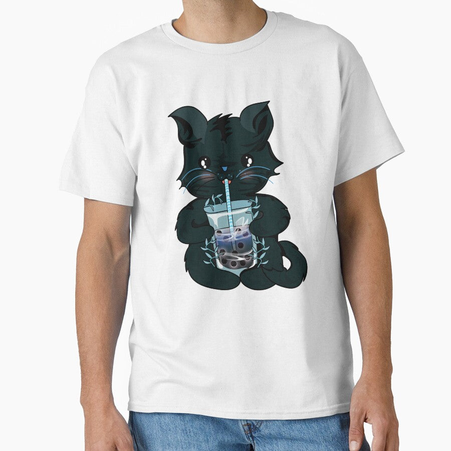 cat boba tea by Bossin T-Shirts, Hoodie, Sweatshirt | BlankRebels.com (Image 1)