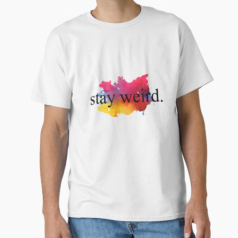 Stay Weird (watercolour) by sianelisha T-Shirts, Hoodie, Sweatshirt | BlankRebels.com (Image 1)