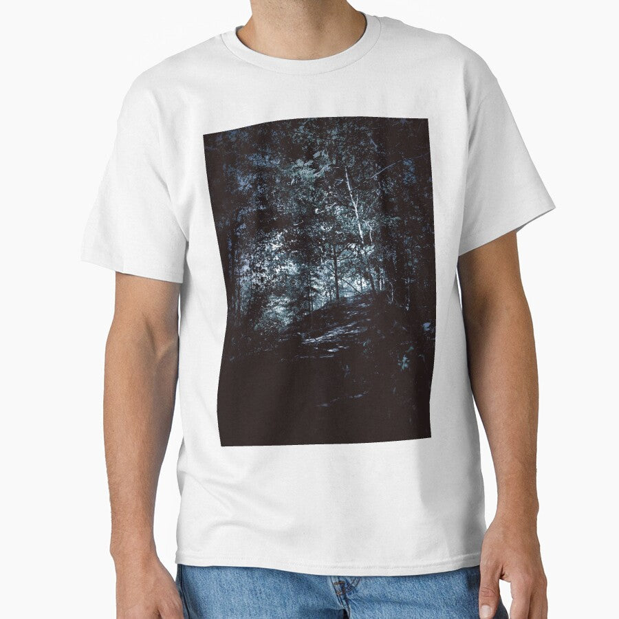 grunge forest blue dazecore aesthetic vintage by sielexis T-Shirts, Hoodie, Sweatshirt | BlankRebels.com (Image 1)