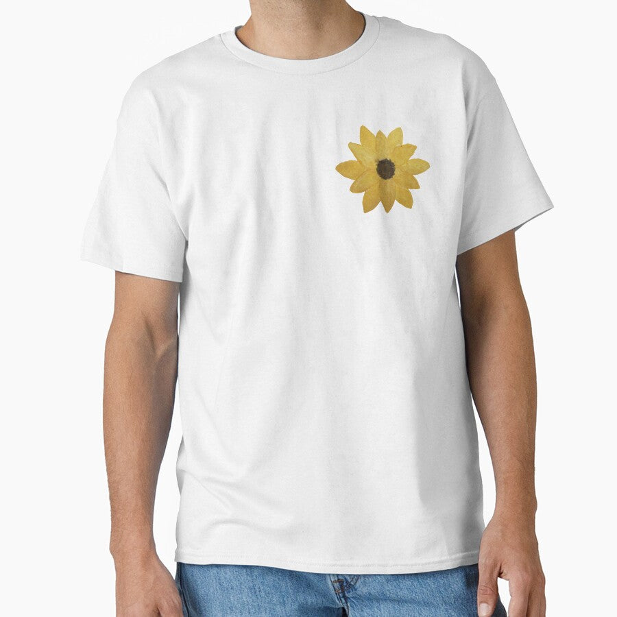 Yellow Flower Design by ArtByTom2020 T-Shirts, Hoodie, Sweatshirt | BlankRebels.com (Image 1)