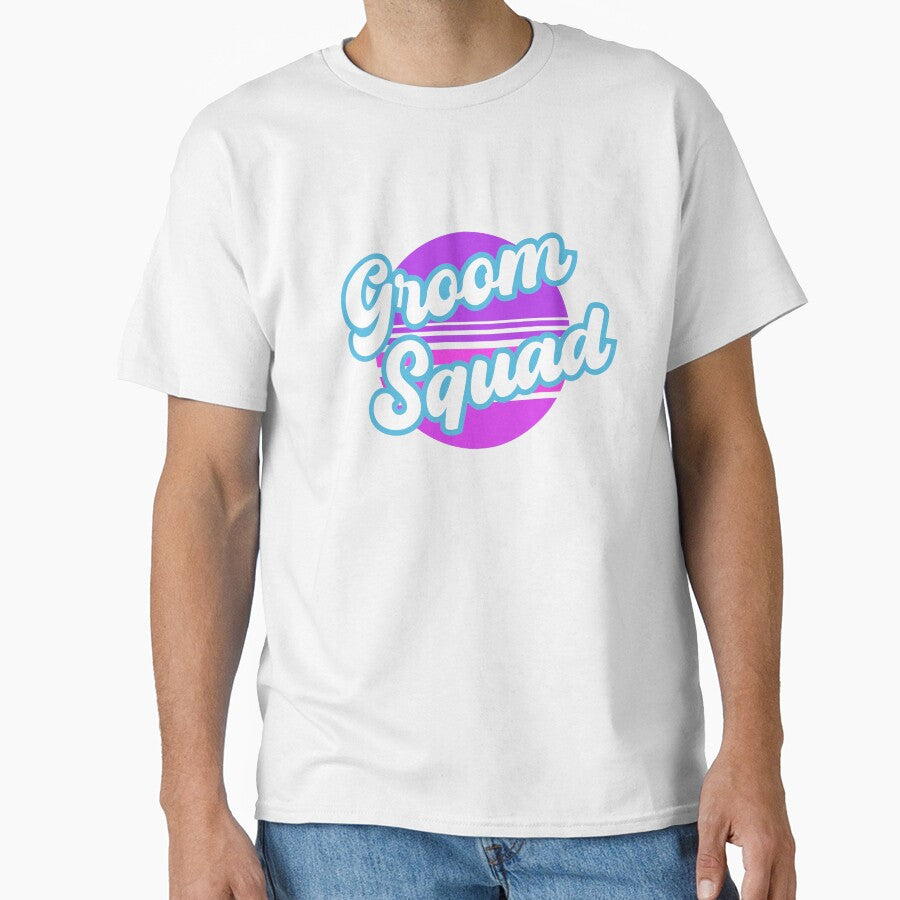 Retro Groom squad, Wedding Rehearsal, Autumn Wedding by DiensDesign T-Shirts, Hoodie, Sweatshirt | BlankRebels.com (Image 1)