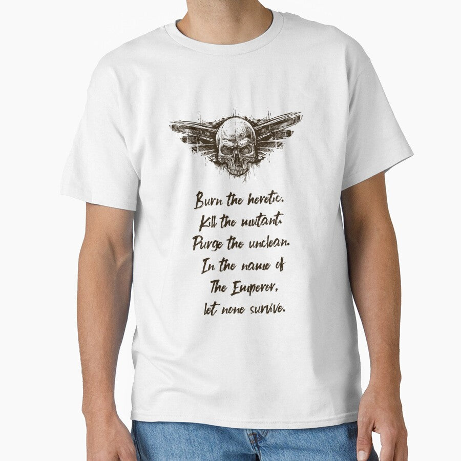 For the Emperor Let None Survive Wargaming by Allankain29 T-Shirts, Hoodie, Sweatshirt | BlankRebels.com (Image 1)