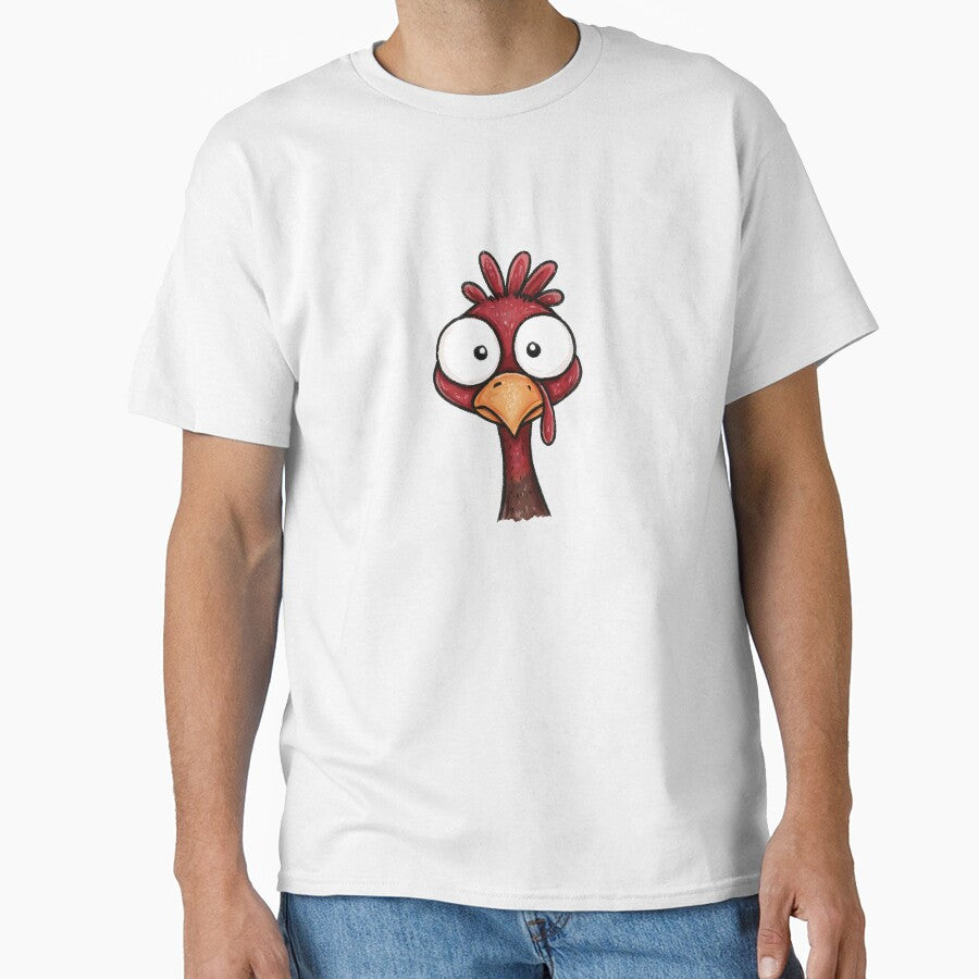 Funny Red Turkey Face Wide Eyes Cartoon by 1707warehouse T-Shirts, Hoodie, Sweatshirt | BlankRebels.com (Image 1)