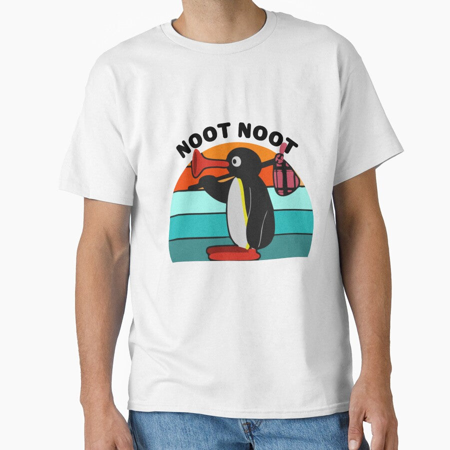 Noot Noot Pingu Meme - Retro Vintage Animal Cute by DVNarts