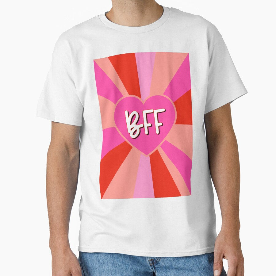 BFF ( Best Friend Forever) Love Heart by Adam Regester T-Shirts, Hoodie, Sweatshirt | BlankRebels.com (Image 1)