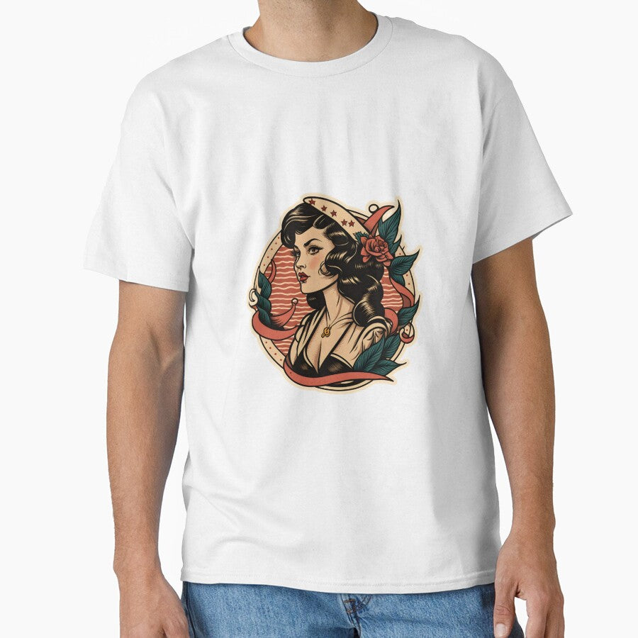 Traditional Sailor Woman by urban-warriors T-Shirts, Hoodie, Sweatshirt | BlankRebels.com (Image 1)