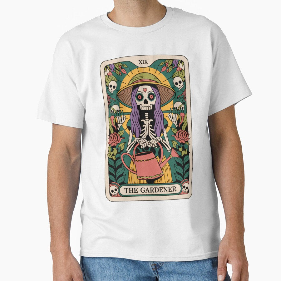 The Gardener Tarot Card Skeleton by Charlietule T-Shirts, Hoodie, Sweatshirt | BlankRebels.com (Image 1)