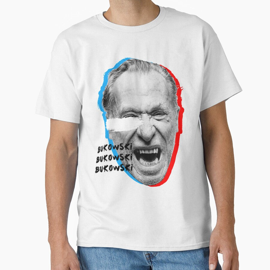 Bukowski pop culture by Domi-llustra T-Shirts, Hoodie, Sweatshirt | BlankRebels.com (Image 1)
