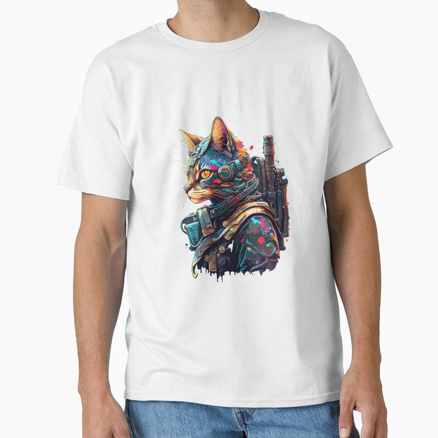 Cyberpunk Cat by Rachel-Y T-Shirts, Hoodie, Sweatshirt | BlankRebels.com (Image 1)
