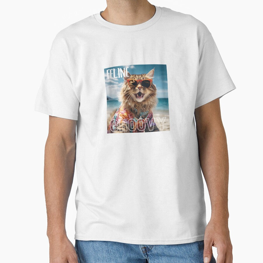 Feline Groovy by Juggling Magpie T-Shirts, Hoodie, Sweatshirt | BlankRebels.com (Image 1)
