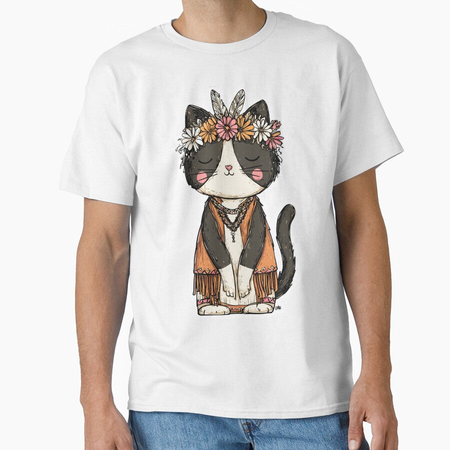 Vintage Boho Cat Feline by bapupa
