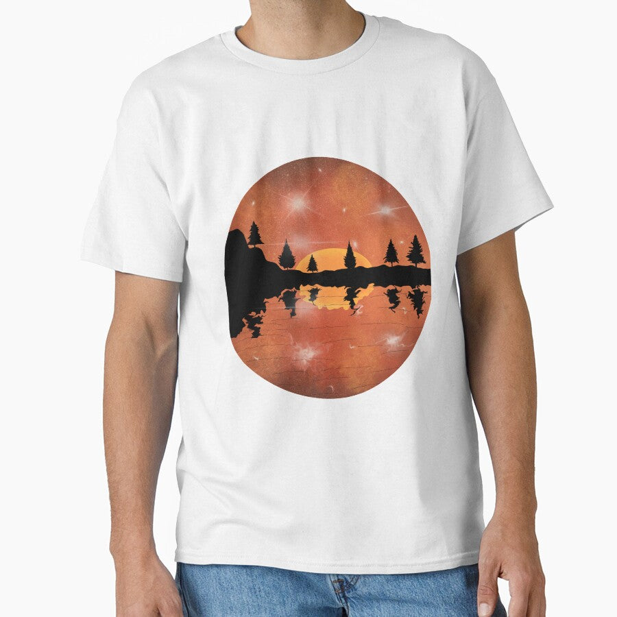 Watercolour Galaxy Orange by Immzie-Bookworm T-Shirts, Hoodie, Sweatshirt | BlankRebels.com (Image 1)