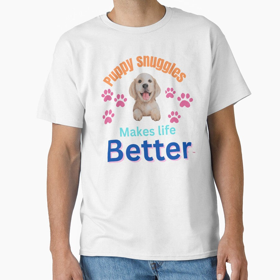 Puppy Snuggle Makes Life Better by Pawprintgallary
