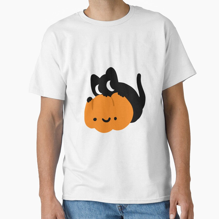 Halloween cat by dinosaurfibi T-Shirts, Hoodie, Sweatshirt | BlankRebels.com (Image 1)
