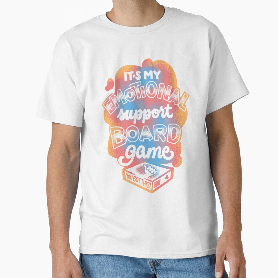 Emotional Support Board Game by polliadesign T-Shirts, Hoodie, Sweatshirt | BlankRebels.com (Image 1)