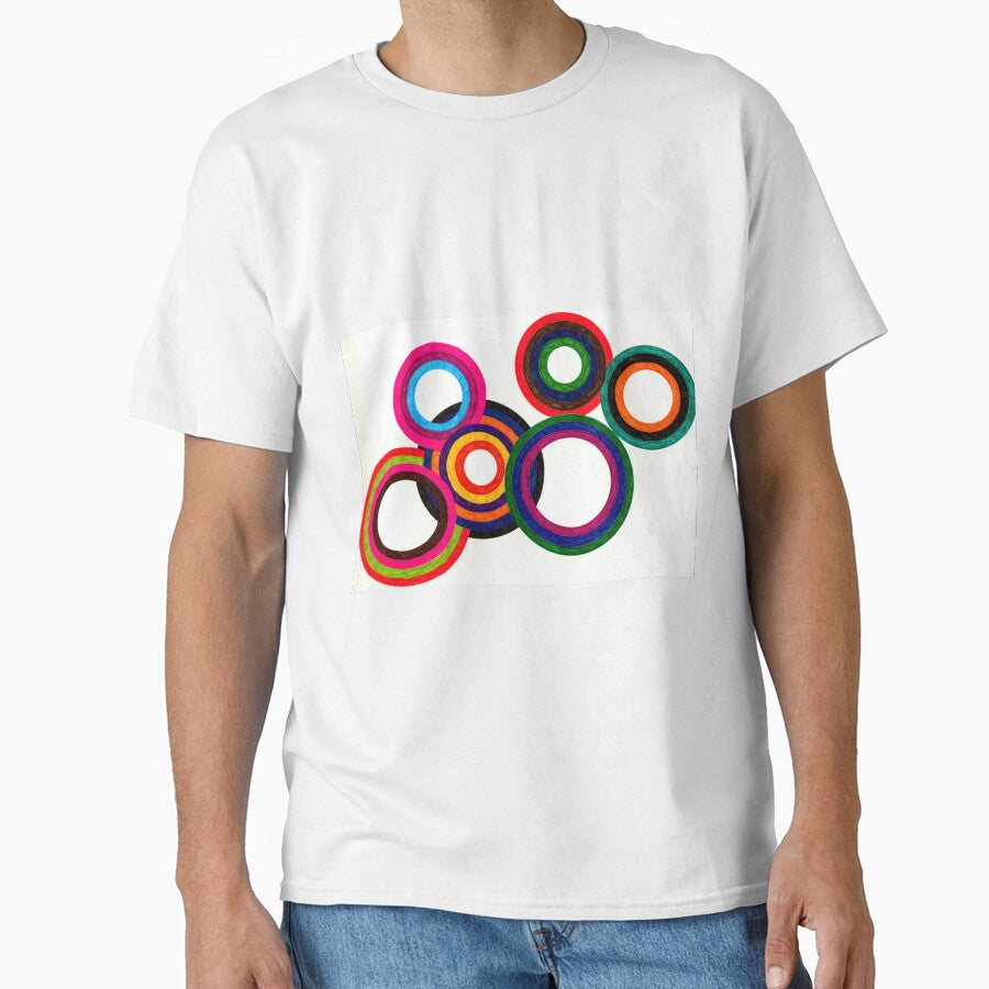 Heathered Circles Doodle Art by Courtney Wartner T-Shirts, Hoodie, Sweatshirt | BlankRebels.com (Image 1)
