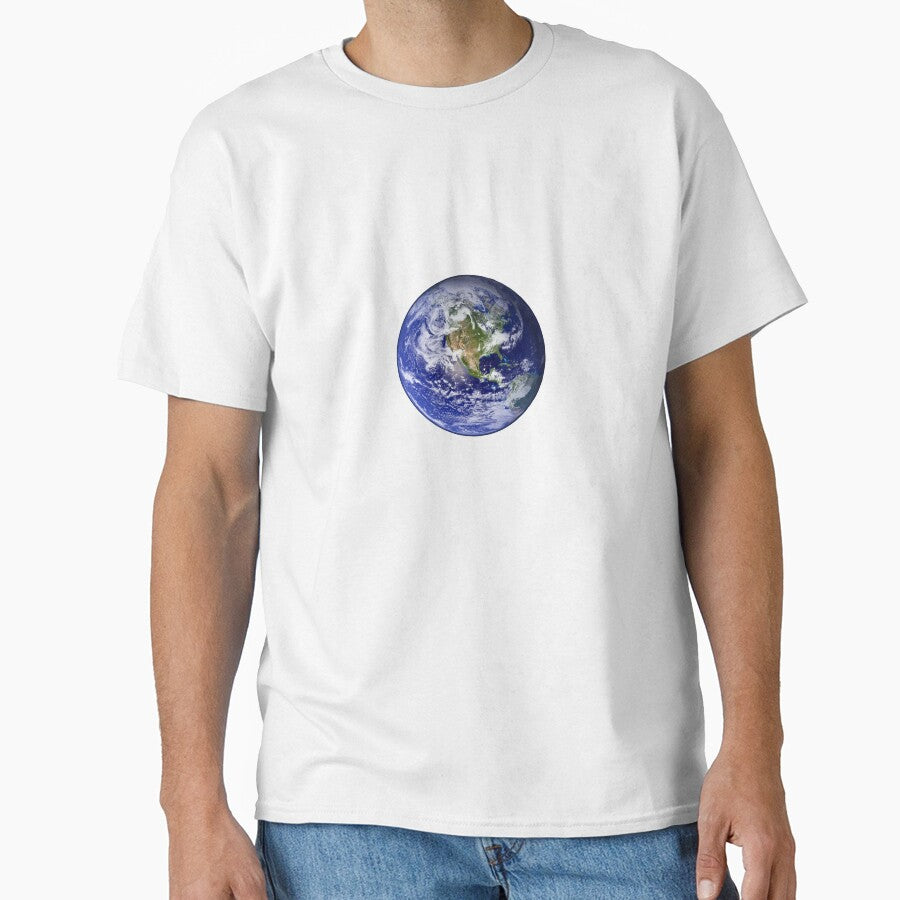 Realistic Planet Earth by navigatefate T-Shirts, Hoodie, Sweatshirt | BlankRebels.com (Image 1)