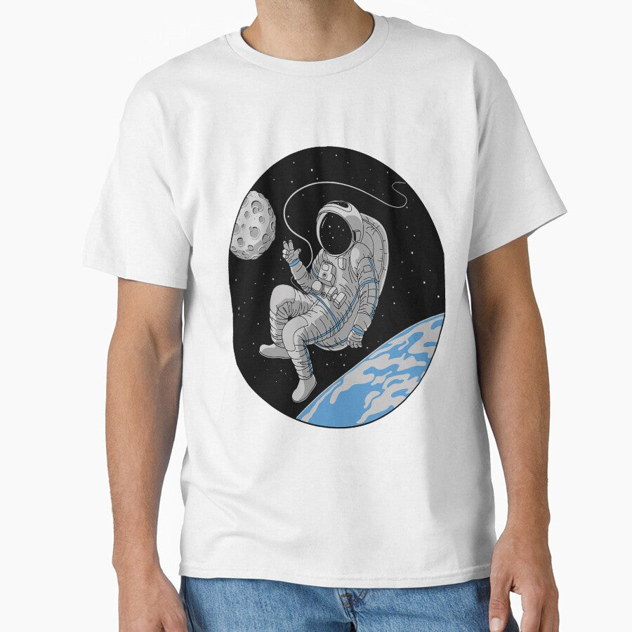Astronaut Travel The Moon by skeierleber4327 T-Shirts, Hoodie, Sweatshirt | BlankRebels.com (Image 1)