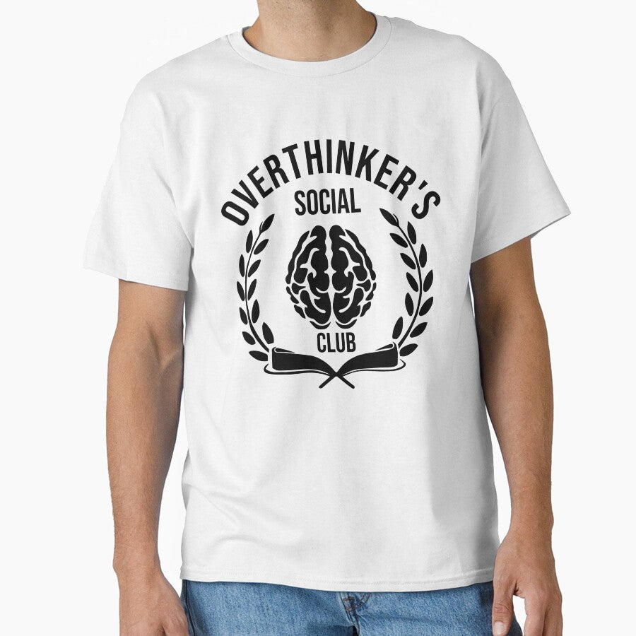 Overthinker's Social Club by CosmicTornado T-Shirts, Hoodie, Sweatshirt | BlankRebels.com (Image 1)