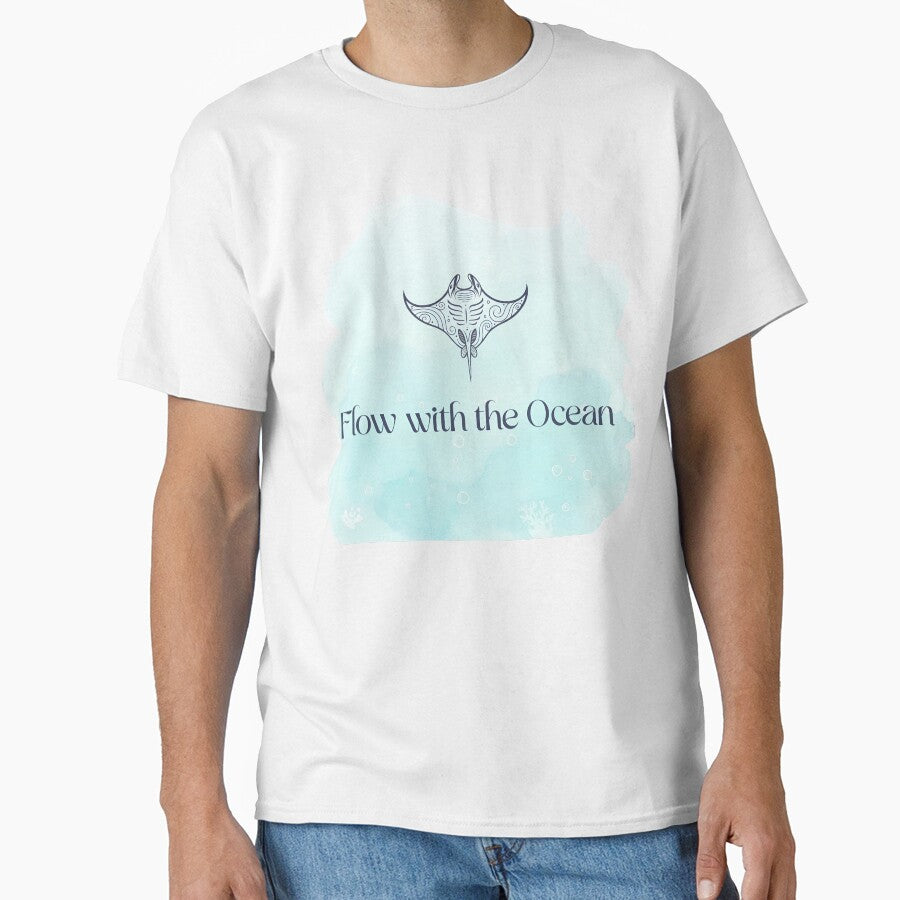 Flow with the Ocean by SineGeneva T-Shirts, Hoodie, Sweatshirt | BlankRebels.com (Image 1)