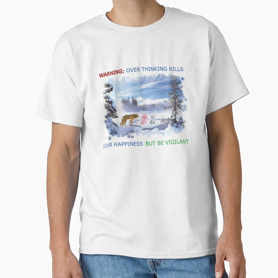 Warning Overthinking Kills Your Happiness by ArtCollectables T-Shirts, Hoodie, Sweatshirt | BlankRebels.com (Image 1)