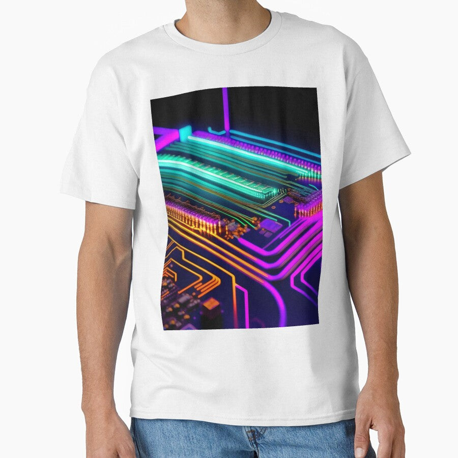 Digital Circuits Abstract Art by Esterlane T-Shirts, Hoodie, Sweatshirt | BlankRebels.com (Image 1)