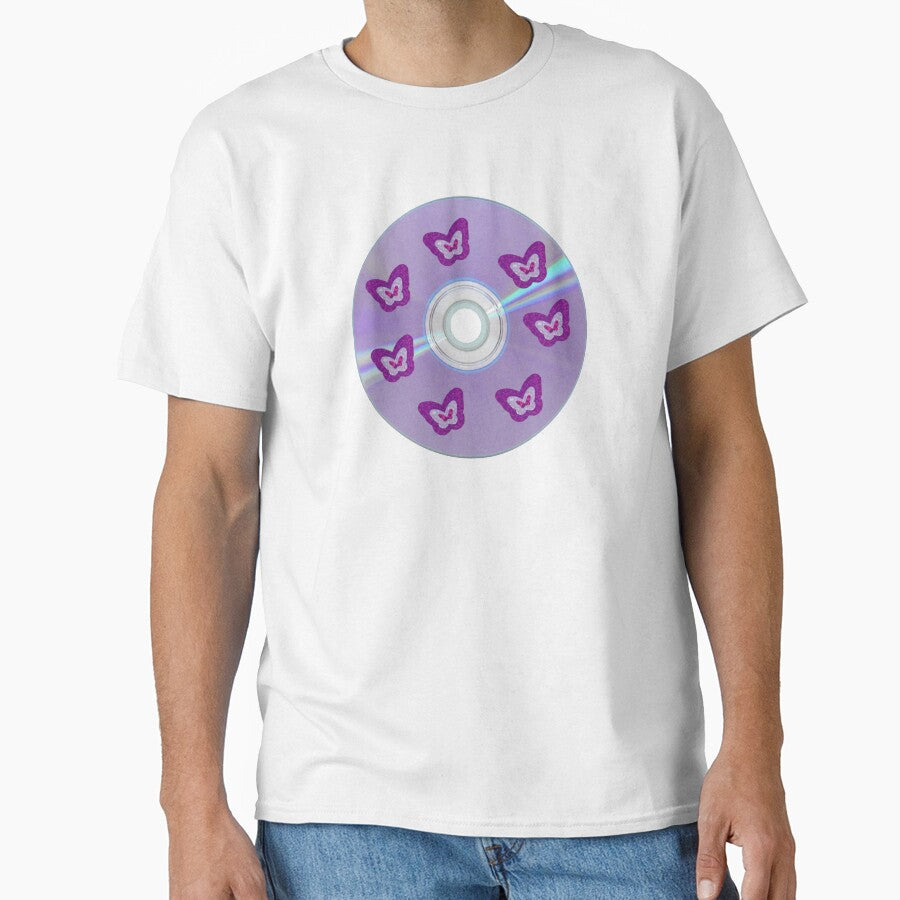 purple butterfly y2k cd by MissDesigner T-Shirts, Hoodie, Sweatshirt | BlankRebels.com (Image 1)