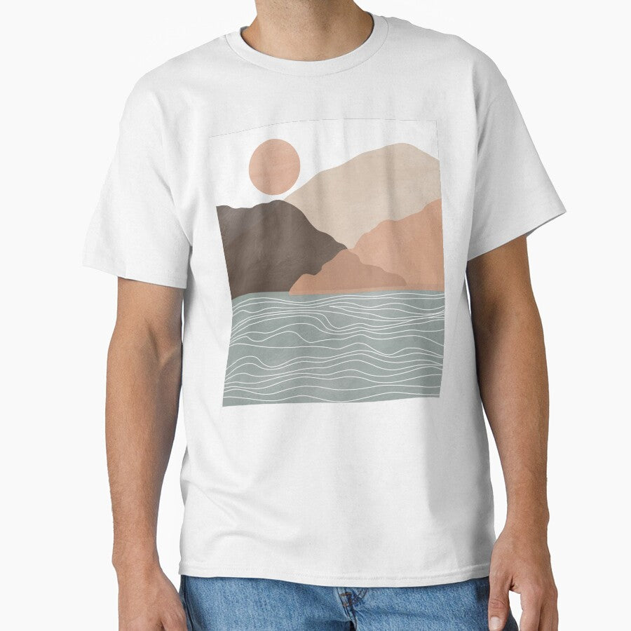 abstract Mountain Lake by StudioArtNew T-Shirts, Hoodie, Sweatshirt | BlankRebels.com (Image 1)