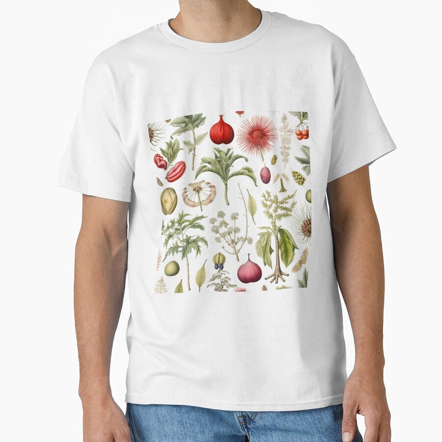 My Secret Garden II. - Vintage Botanical Flower Illustration by CowBonBon T-Shirts, Hoodie, Sweatshirt (Image 1)