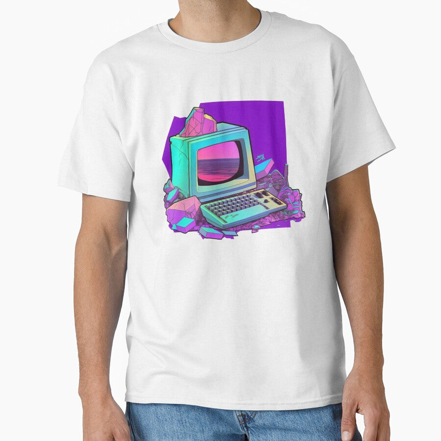 Vaporwave Camera Monitor Synthetic Cubism T-Shirts, Hoodie, Sweatshirt
