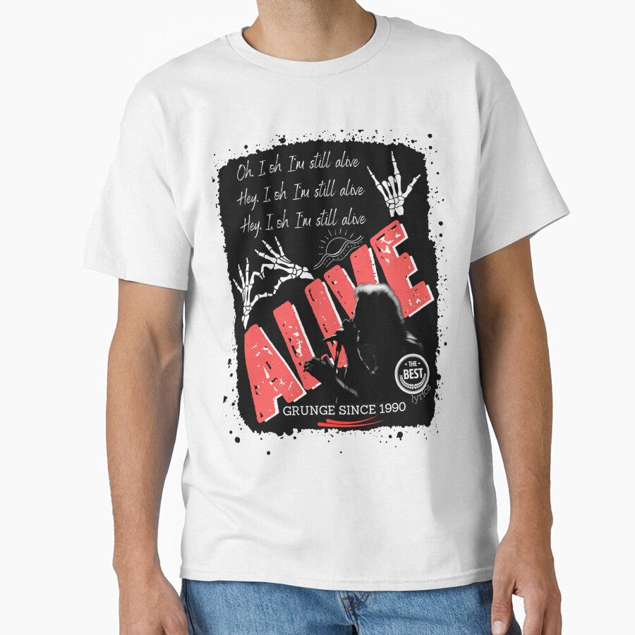 Ten FAN Alive Grunge 90s nostalgia by fleive T-Shirts, Hoodie, Sweatshirt | BlankRebels.com (Image 1)
