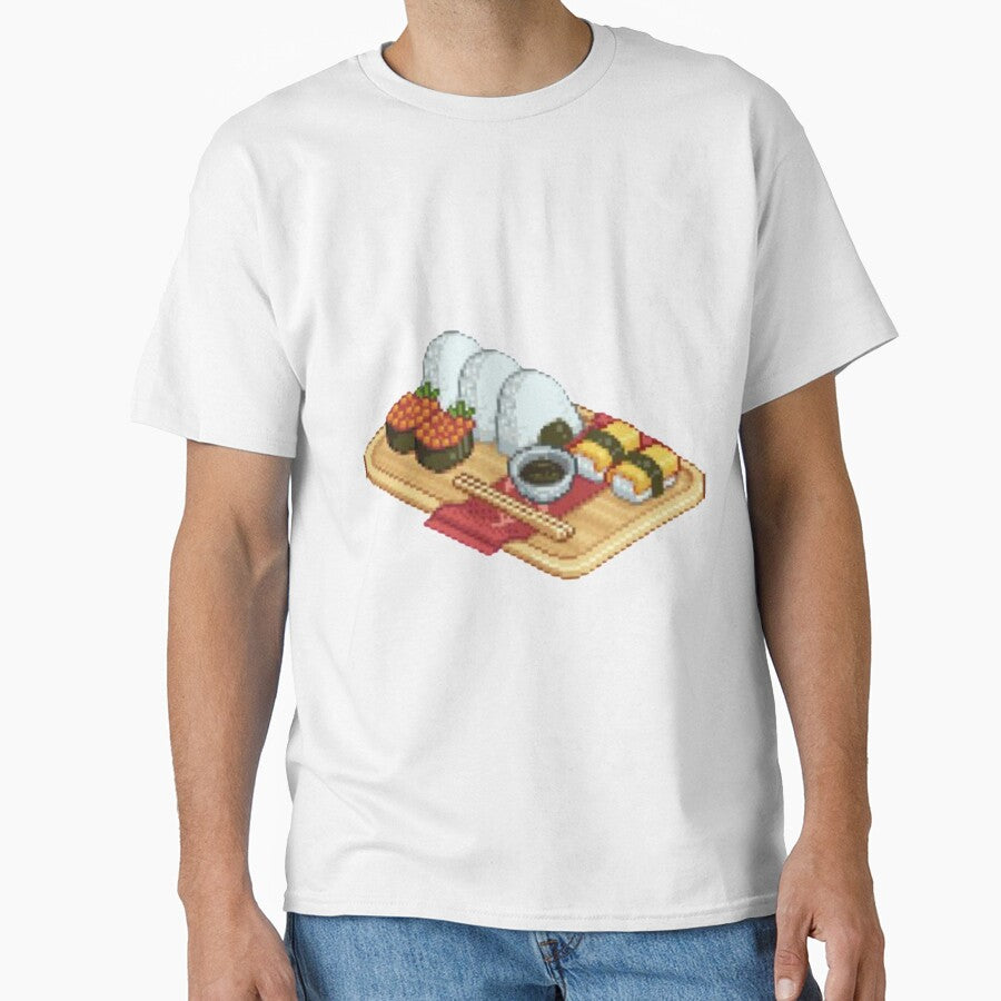 pixel art of sushi meal by AnthonyVdV T-Shirts, Hoodie, Sweatshirt | BlankRebels.com (Image 1)