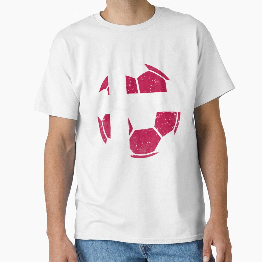 Denmark Soccer Ball Flag Jersey Danish Football Fan by EIMgraphic
