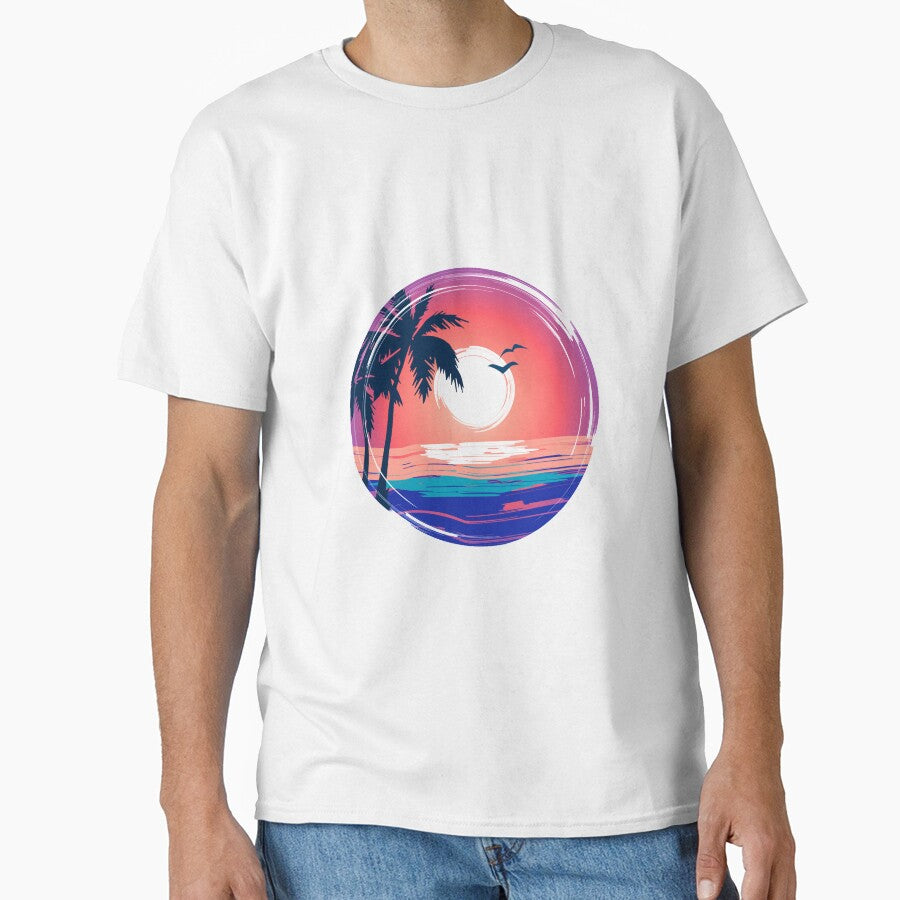 Beach Sunset by AHthatIsNice T-Shirts, Hoodie, Sweatshirt | BlankRebels.com (Image 1)