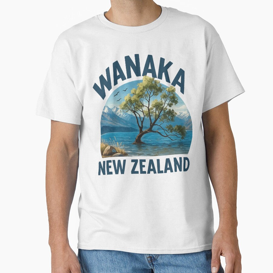 Wanaka New Zealand Travel Art T-Shirts, Hoodie, Sweatshirt