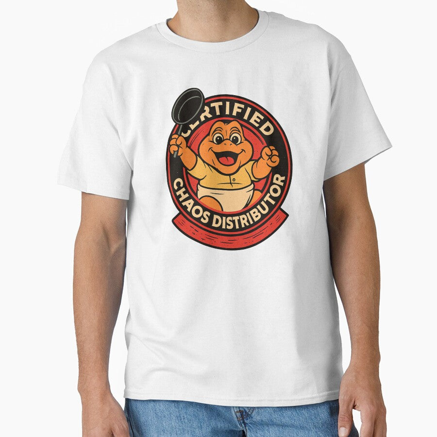 Baby Sinclair - Certified Chaos Distibutor Retro by gavibe T-Shirts, Hoodie, Sweatshirt | BlankRebels.com (Image 1)