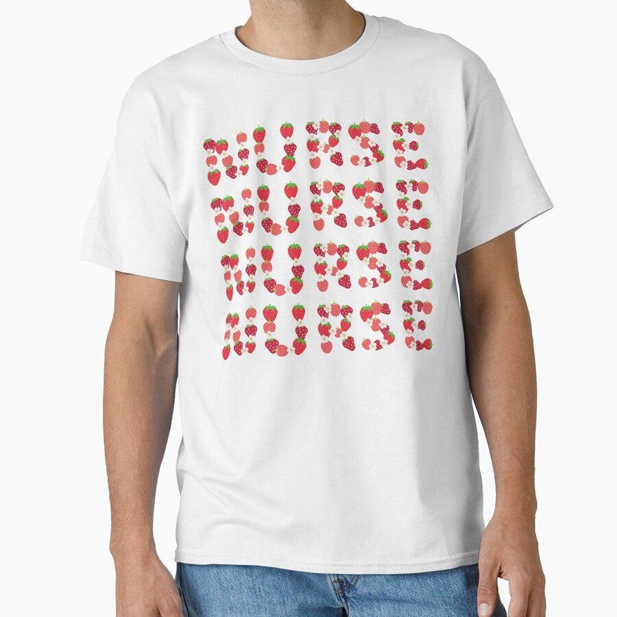 Nurse Strawberry Letters by AsinusAS T-Shirts, Hoodie, Sweatshirt | BlankRebels.com (Image 1)
