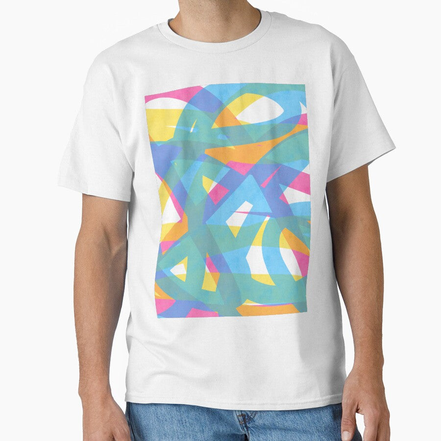 Rainbow Abstract Art by toohot2trot189 T-Shirts, Hoodie, Sweatshirt | BlankRebels.com (Image 1)