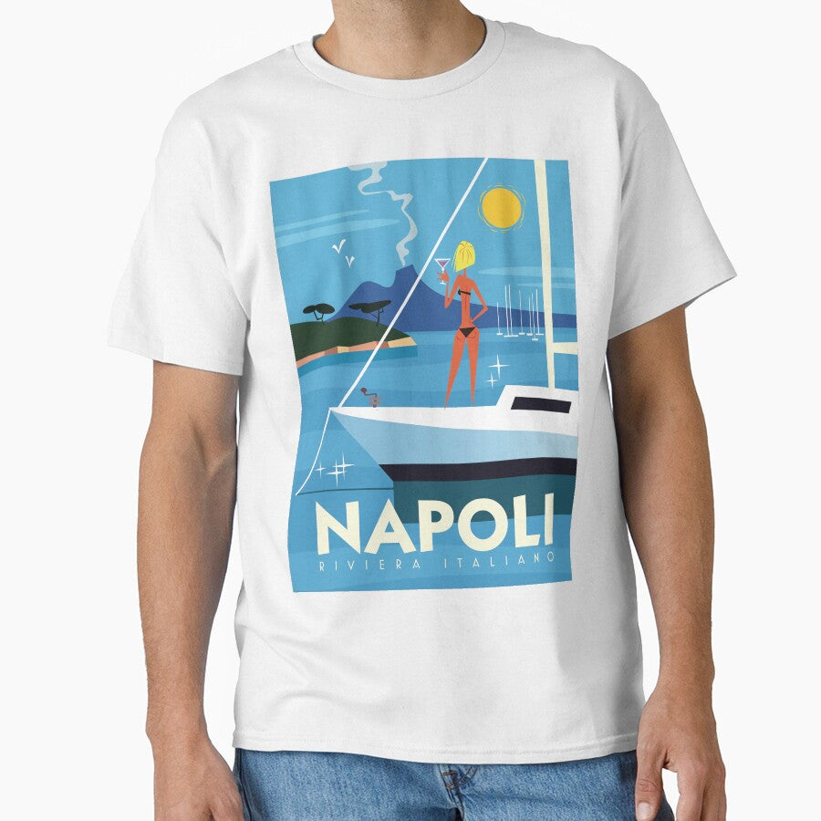 Napoli poster by GAGodel T-Shirts, Hoodie, Sweatshirt | BlankRebels.com (Image 1)