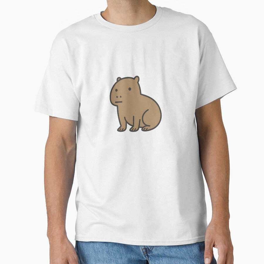Meh Capybara '-' by NeoFolkLab T-Shirts, Hoodie, Sweatshirt | BlankRebels.com (Image 1)