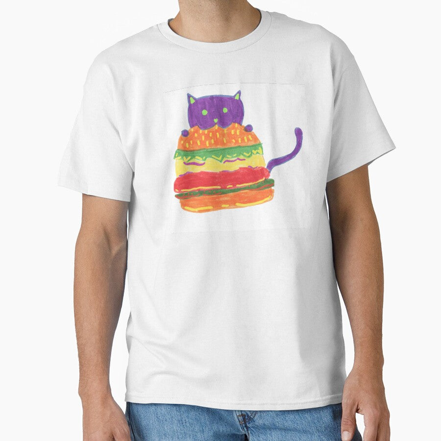 Burger Cat by maimairo T-Shirts, Hoodie, Sweatshirt | BlankRebels.com (Image 1)