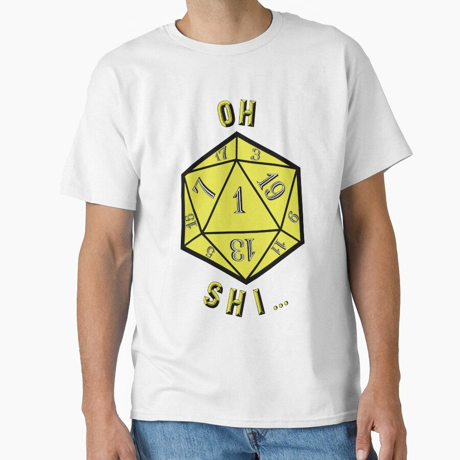 Critical Fail Dungeons and Dragons D20 Dice Yellow by Geek-Shack T-Shirts, Hoodie, Sweatshirt | BlankRebels.com (Image 1)