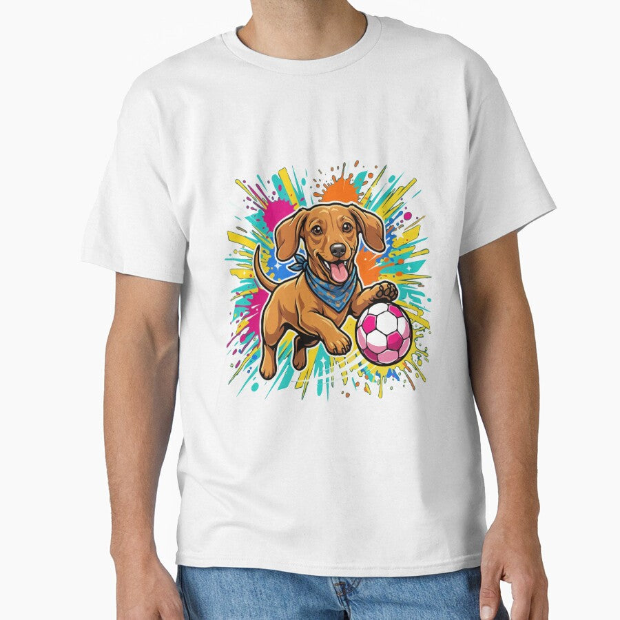 Dachshund Soccer Dog – Cute Football Puppy Gift for Dog Lovers by The Real Life Symphony