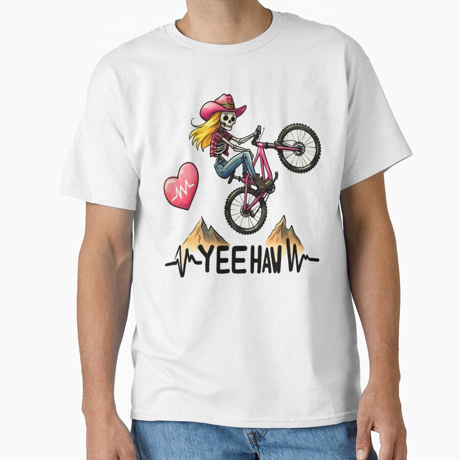 Mountain Bike Bicycle Skeleton by maximinano100k T-Shirts, Hoodie, Sweatshirt | BlankRebels.com (Image 1)