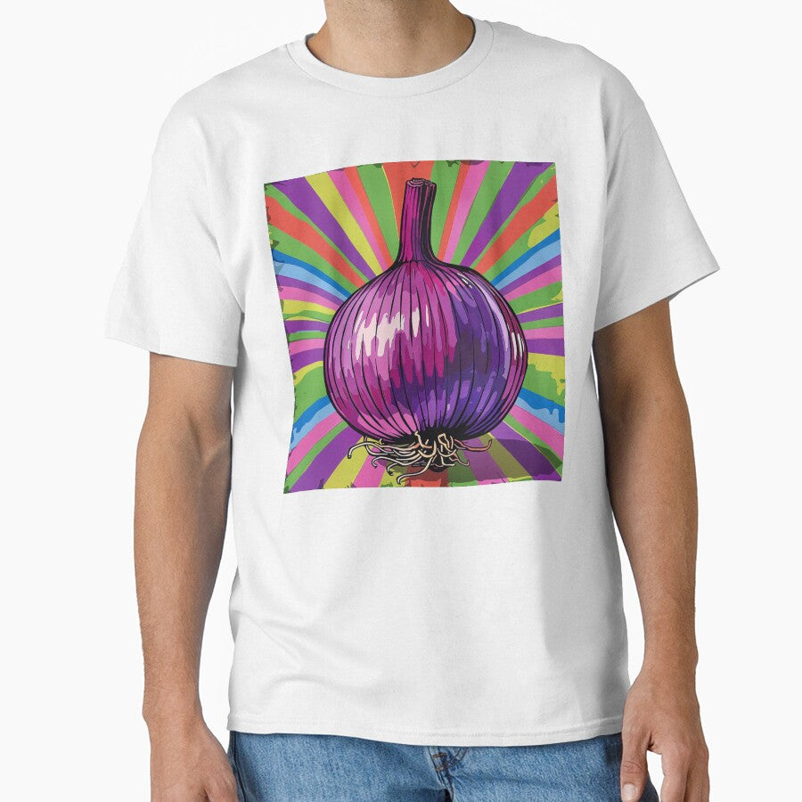 Red Onion Pop Art 2 by AstroRisq