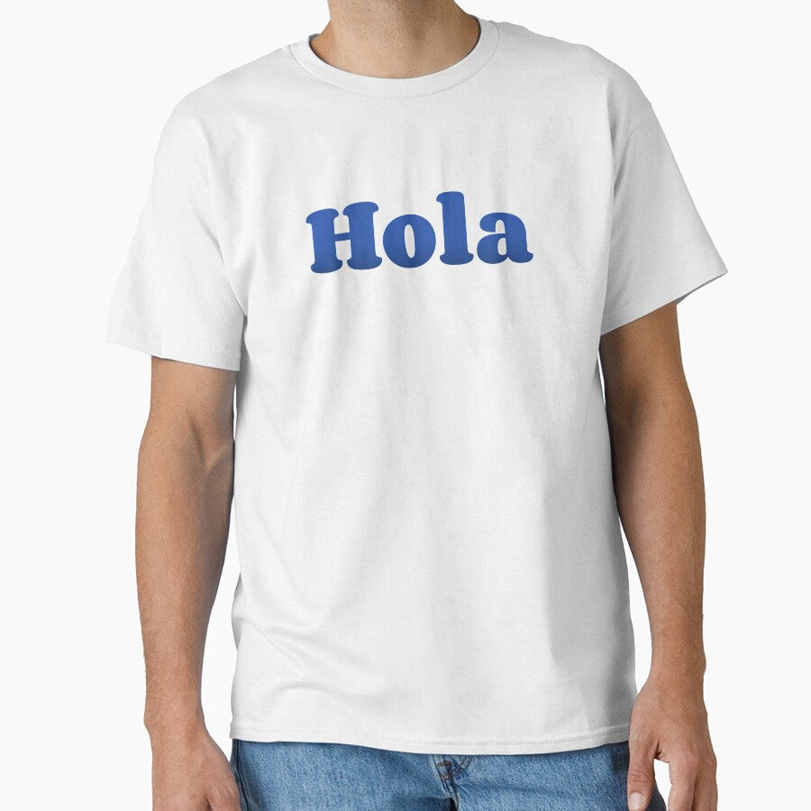 Hola Grunge Effect Typography by trepiu T-Shirts, Hoodie, Sweatshirt | BlankRebels.com (Image 1)