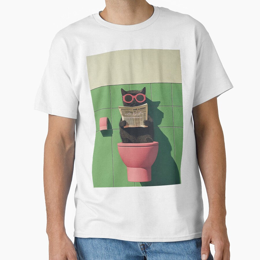 cat for a poop by Scarfi T-Shirts, Hoodie, Sweatshirt | BlankRebels.com (Image 1)