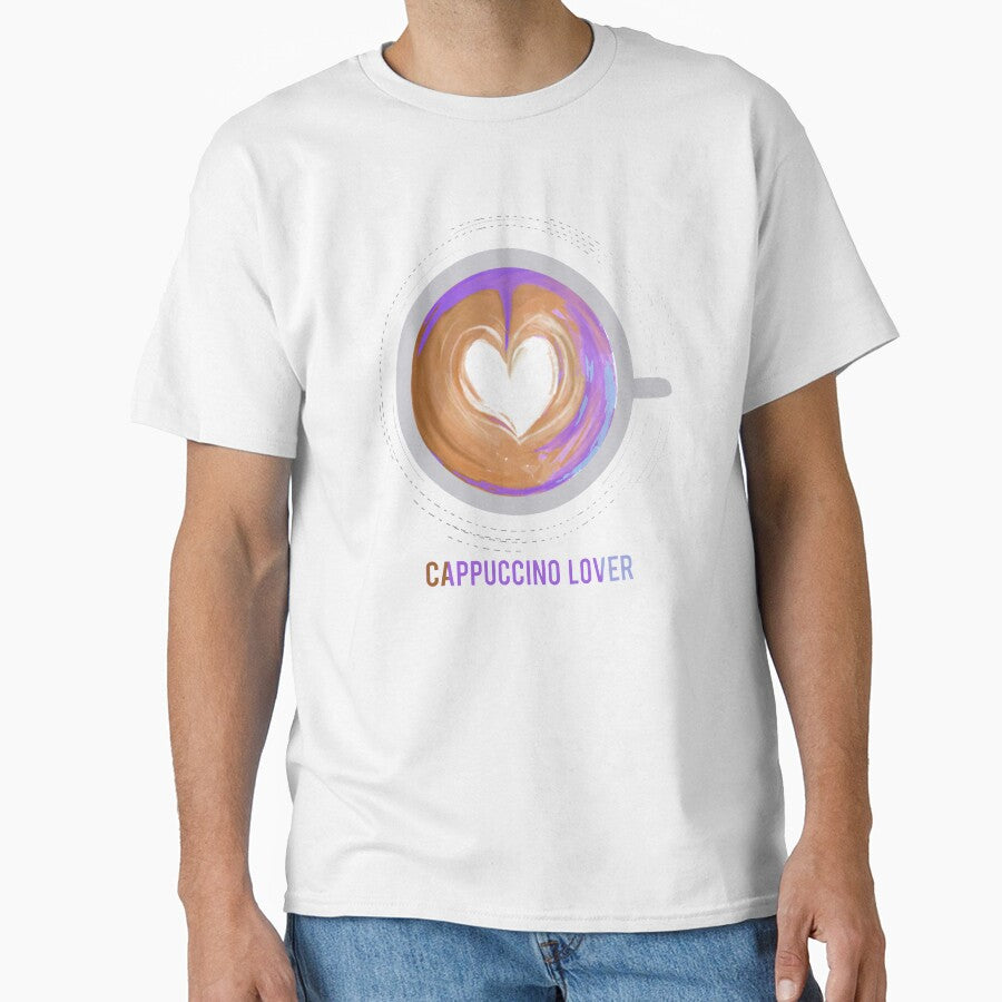Cappuccino Lover by Binod Kashyap T-Shirts, Hoodie, Sweatshirt | BlankRebels.com (Image 1)